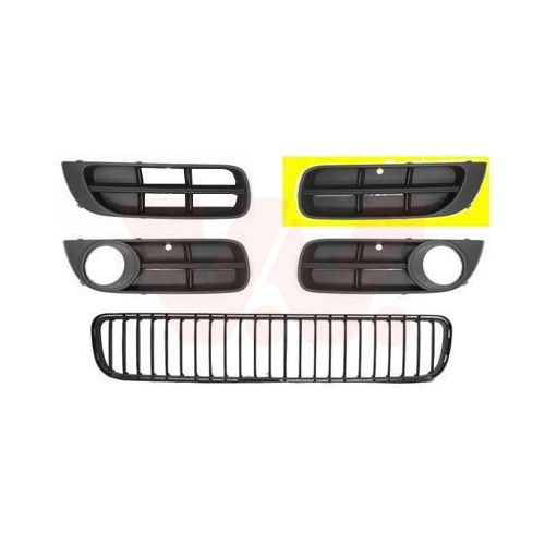 VAN WEZEL Lüftungsgitter, Stoßfänger ** Equipart **