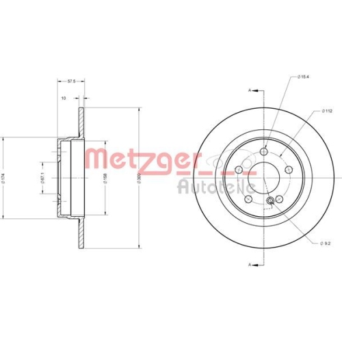 METZGER Bremsscheibe