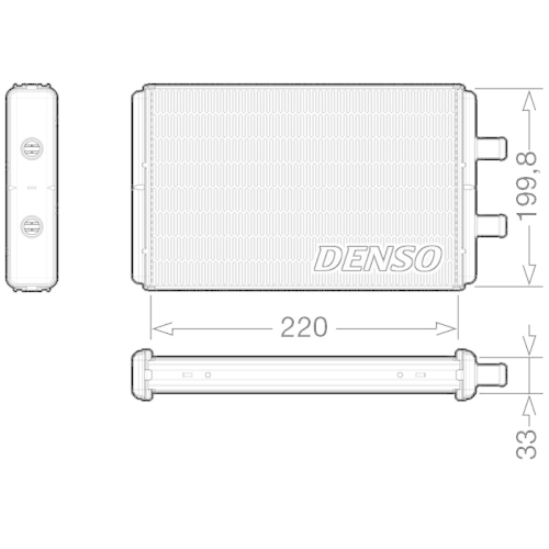 DENSO Wärmetauscher, Innenraumheizung