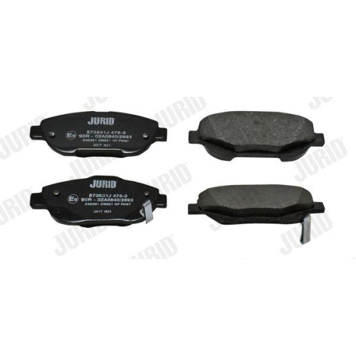JURID Bremsbelagsatz, Scheibenbremse