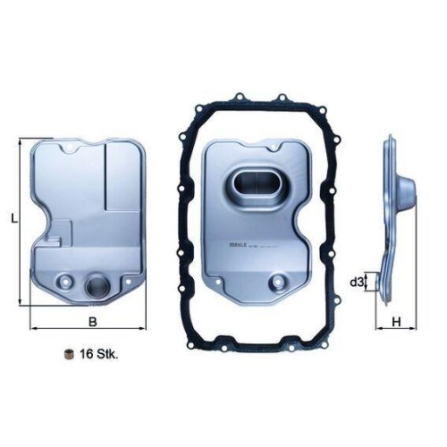 MAHLE Hydraulikfilter, Automatikgetriebe