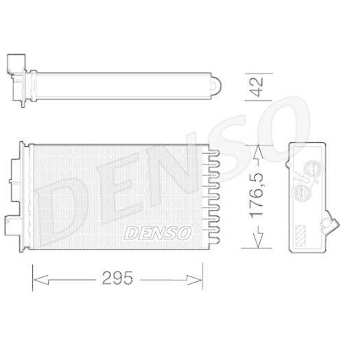 DENSO Wärmetauscher, Innenraumheizung