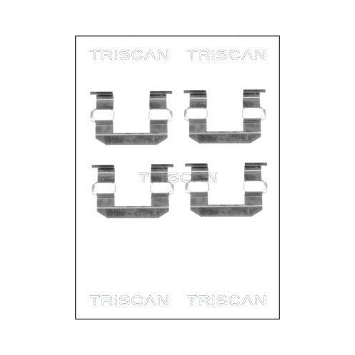 TRISCAN Zubehörsatz, Scheibenbremsbelag