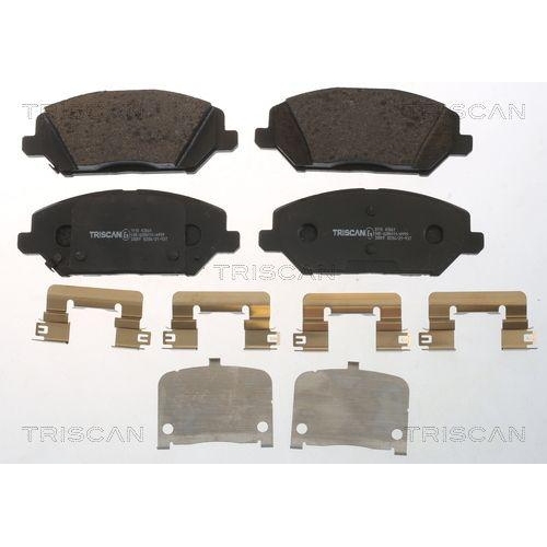 TRISCAN Bremsbelagsatz, Scheibenbremse