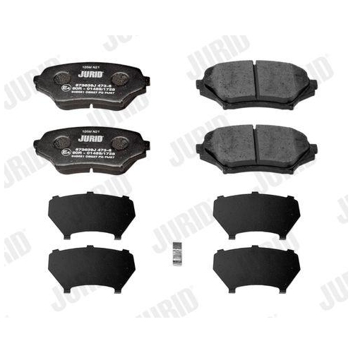 JURID Bremsbelagsatz, Scheibenbremse