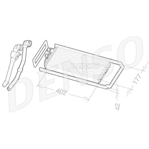 DENSO Wärmetauscher, Innenraumheizung