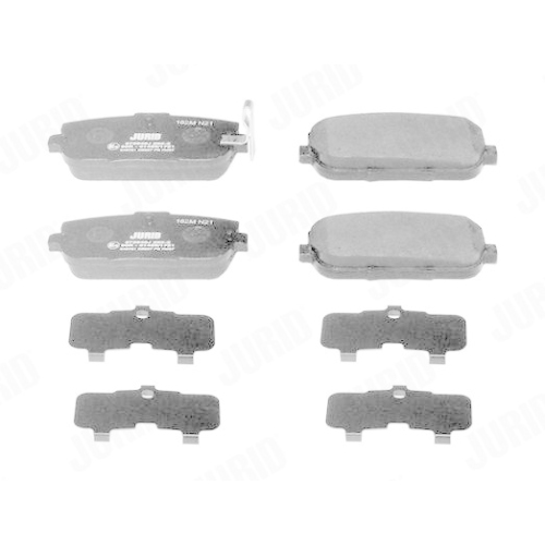 JURID Bremsbelagsatz, Scheibenbremse
