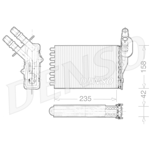 DENSO Wärmetauscher, Innenraumheizung