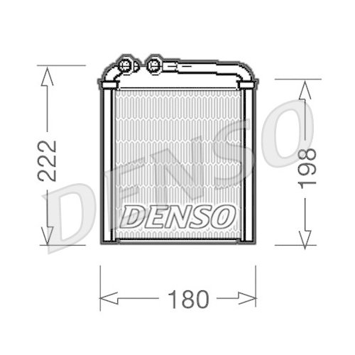 DENSO Wärmetauscher, Innenraumheizung