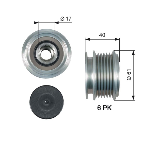 GATES Generatorfreilauf DriveAlign™