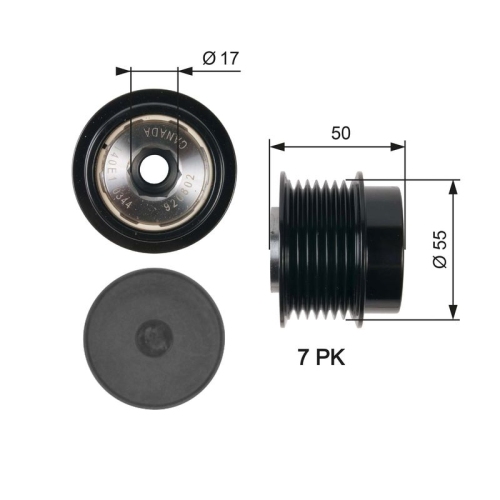 GATES Generatorfreilauf DriveAlign™