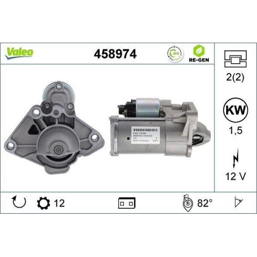 VALEO Starter VALEO RE-GEN AT STOP&START