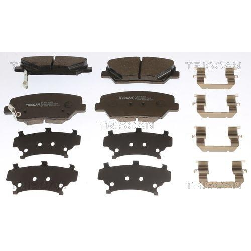 TRISCAN Bremsbelagsatz, Scheibenbremse