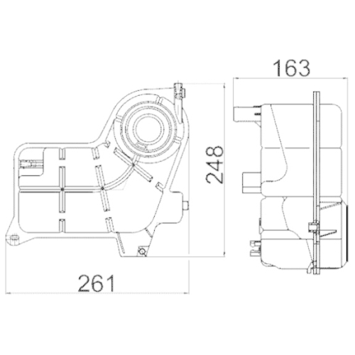 MAHLE Ausgleichsbehälter, Kühlmittel BEHR