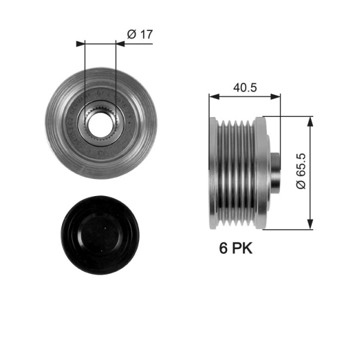 GATES Generatorfreilauf DriveAlign™