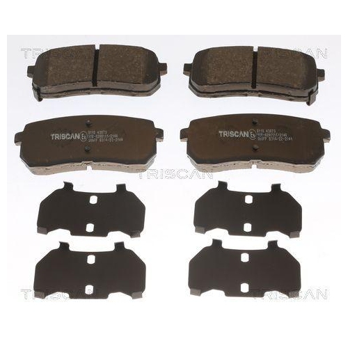 TRISCAN Bremsbelagsatz, Scheibenbremse