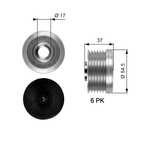 GATES Generatorfreilauf DriveAlign™