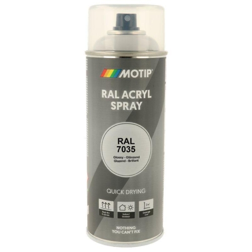 MOTIP RAL-Lack RAL 7035 lichtgrau hochglanz 400 ml
