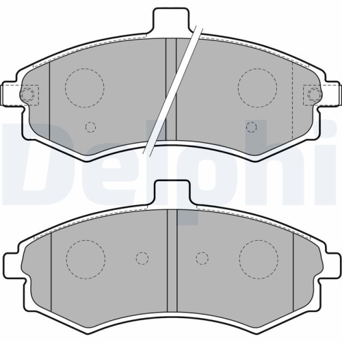 DELPHI Bremsbelagsatz, Scheibenbremse
