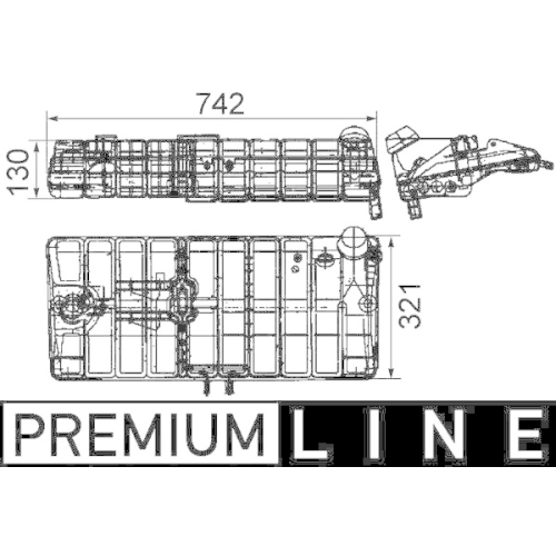 MAHLE Ausgleichsbehälter, Kühlmittel BEHR *** PREMIUM LINE ***