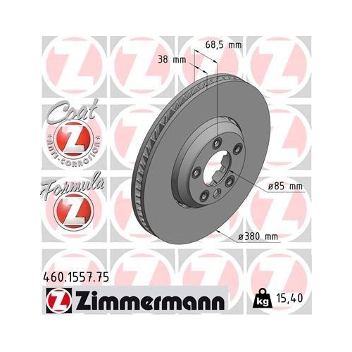 ZIMMERMANN Bremsscheibe FORMULA Z