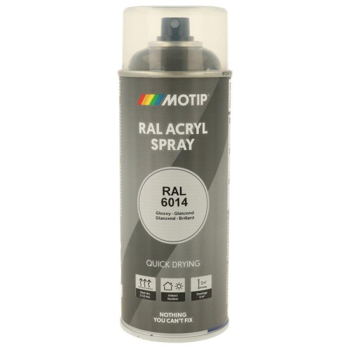 MOTIP RAL-Lack RAL 6014 gelbolive hochglanz 400 ml