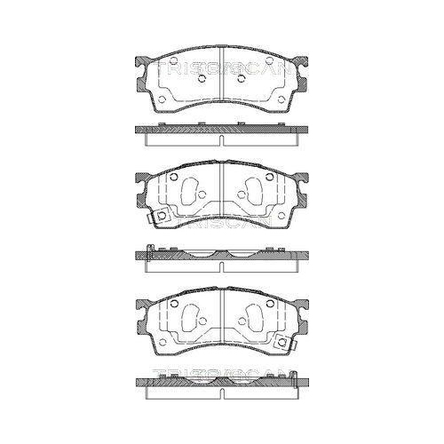 TRISCAN Bremsbelagsatz, Scheibenbremse