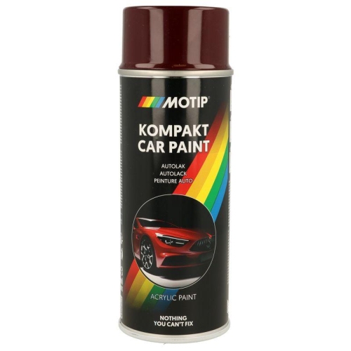 MOTIP Fahrzeug-Kombinationslack KOMPAKT AUTOLACK rot hochgl&auml;nzend 400 ml
