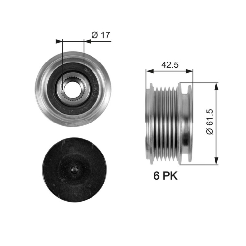 GATES Generatorfreilauf DriveAlign™