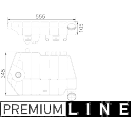 MAHLE Ausgleichsbehälter, Kühlmittel BEHR *** PREMIUM LINE ***