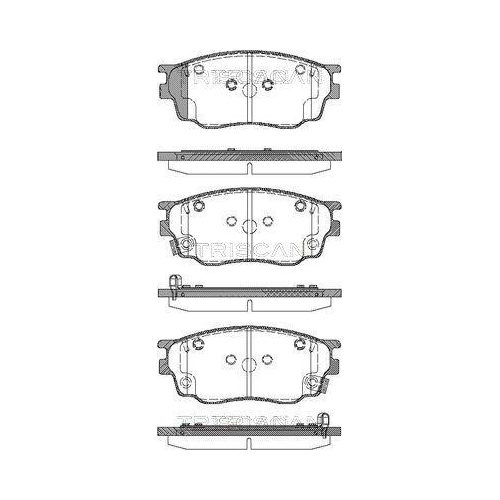 TRISCAN Bremsbelagsatz, Scheibenbremse