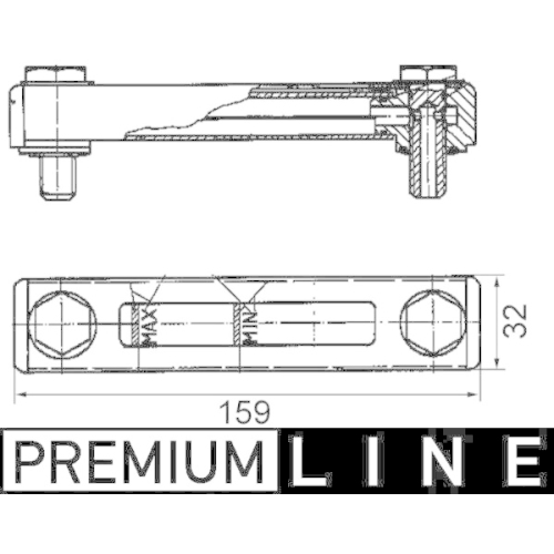 MAHLE Niveauschalter, Kühlmittelmangelanzeige BEHR *** PREMIUM LINE ***