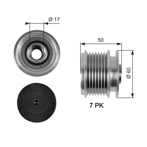 GATES Generatorfreilauf DriveAlign™