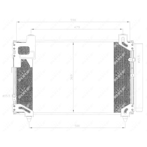 NRF Kondensator, Klimaanlage EASY FIT