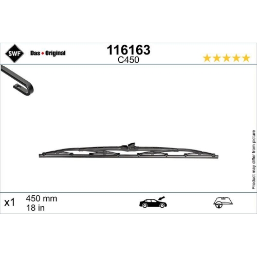 SWF Wischblatt DAS ORIGINAL SINGLE