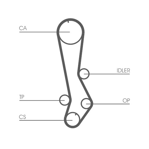 CONTINENTAL CTAM Zahnriemen