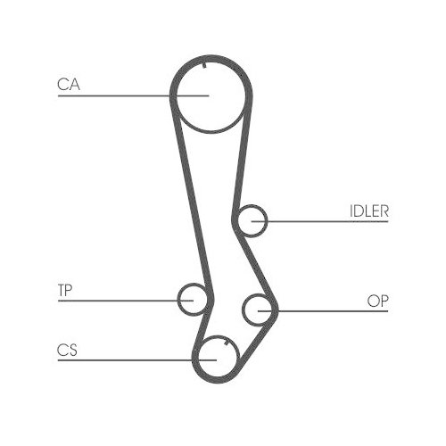 CONTINENTAL CTAM Zahnriemen