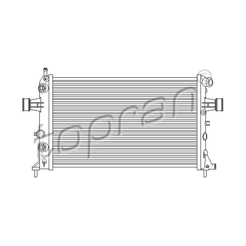 TOPRAN Kühler, Motorkühlung