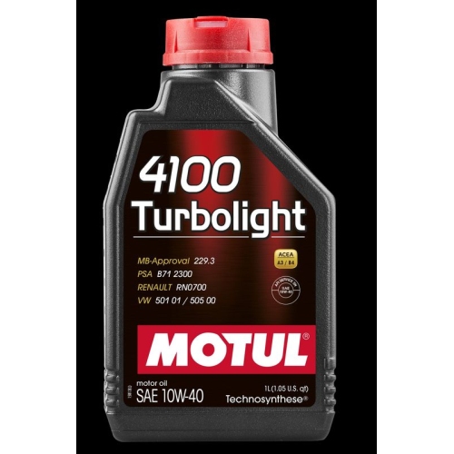 MOTUL Motoröl 4100 TURBOLIGHT 10W-40