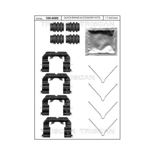 TRISCAN Zubeh&ouml;rsatz, Scheibenbremsbelag