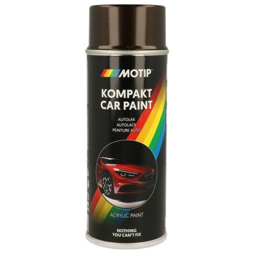 MOTIP Fahrzeug-Kombinationslack KOMPAKT AUTOLACK braun metallic 400 ml