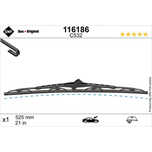 SWF Wischblatt DAS ORIGINAL SINGLE