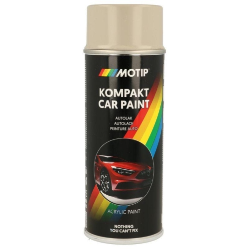 MOTIP Fahrzeug-Kombinationslack KOMPAKT AUTOLACK beige hochgl&auml;nzend 400 ml