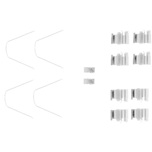 HELLA Zubehörsatz, Scheibenbremsbelag