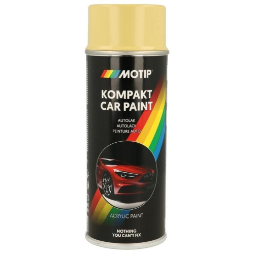 MOTIP Fahrzeug-Kombinationslack KOMPAKT AUTOLACK gelb metallic 400 ml