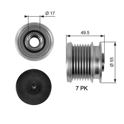 GATES Generatorfreilauf DriveAlign™