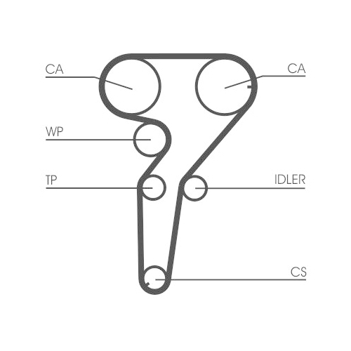 CONTINENTAL CTAM Zahnriemen