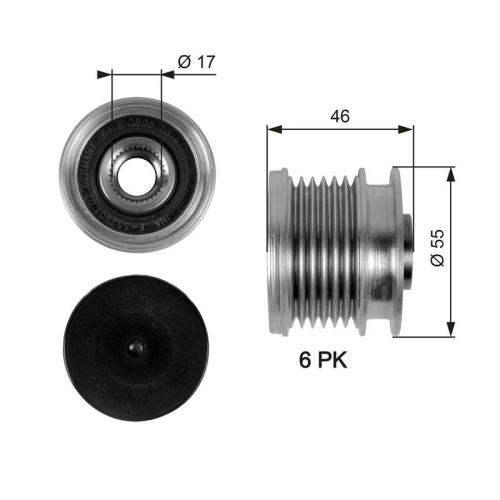 GATES Generatorfreilauf DriveAlign™