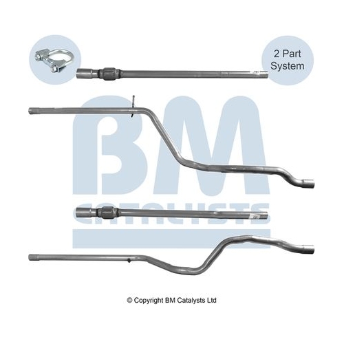 BM CATALYSTS Abgasrohr