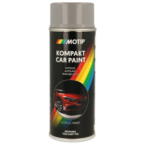 MOTIP Fahrzeug-Kombinationslack KOMPAKT AUTOLACK grau hochgl&auml;nzend 400 ml